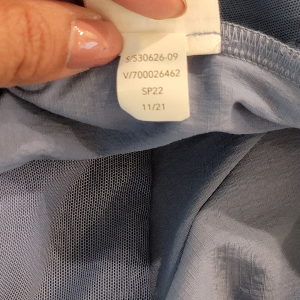 Athleta Trekkie North Short UPF 50 Sz 22 Gorp Granola Hiking Athletic NWT Blue - Picture 10 of 10